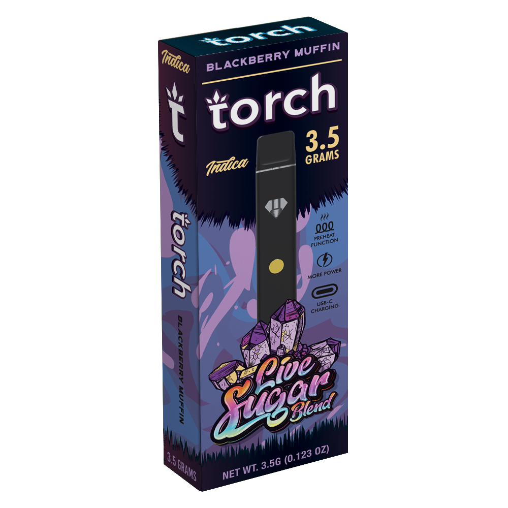 Torch Live Sugar Blend 3.5grm - Blueberry Muffin – Canably Marketplace