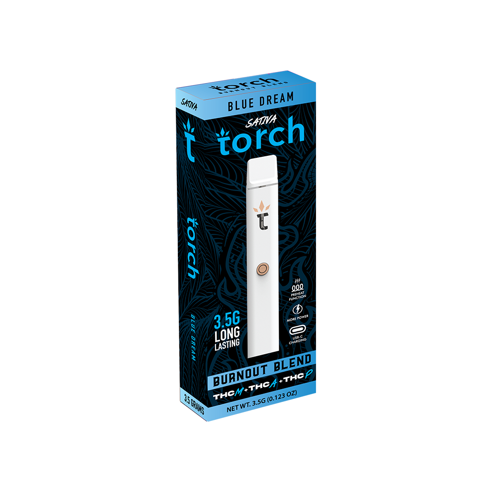 Torch Burnout Blend Disp. Vape 3.5 gr Blue Dream (Sativa) – Canably ...